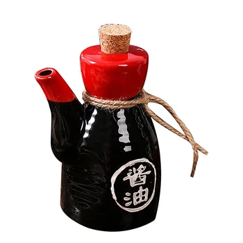 Cerâmica Molho De Soja Garrafa De Especiarias Mini Recipientes De Estilo Japonês Condimento Frasco De Cozinha, Acessório De Tempero Panela O Vinagre