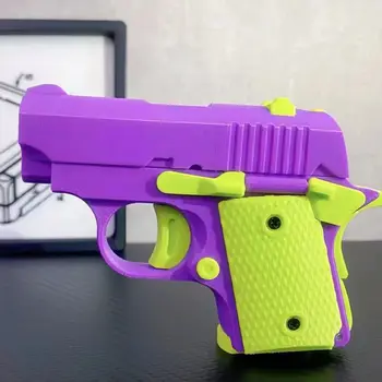 A Impressão 3D do Modelo Arma Mini 191 Arma de Brinquedo de Criança Arma Não Disparar Balas de Arma de Brinquedo de Borracha da Banda de Lançador de Coleta de Brinquedo infantil Presente