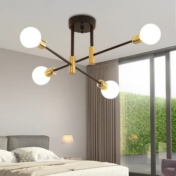 Moderno, Criativo LED Iluminação do Candelabro Quente Romântico e Minimalista para o Quarto de Personalidade Sala de estar, Sala de Jantar, Lâmpada de Teto